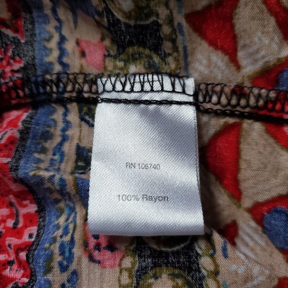 The Pyramid Collection Boho Waterfall High Low Cottagecore Skirt - 1X - Picture 7 of 7